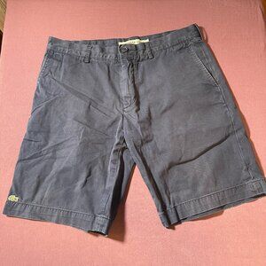 Lacoste Men's Classic Fit Cotton Shorts in Navy - Men's Size 33